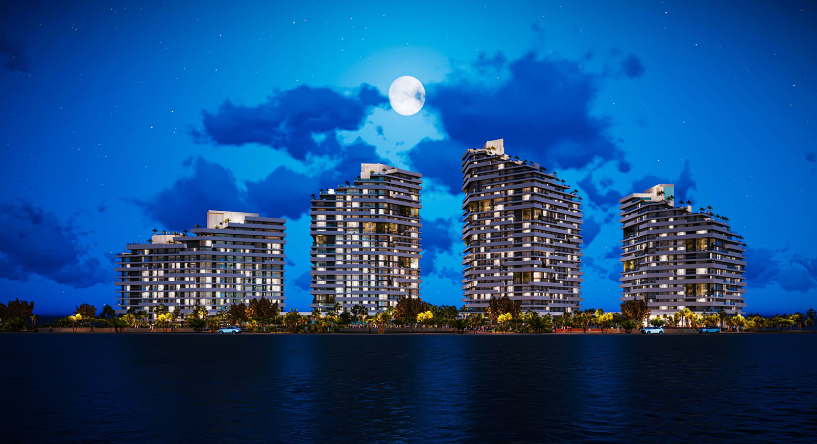 İskele Long Beach bölgesinde Querencia Long Beach projesi
