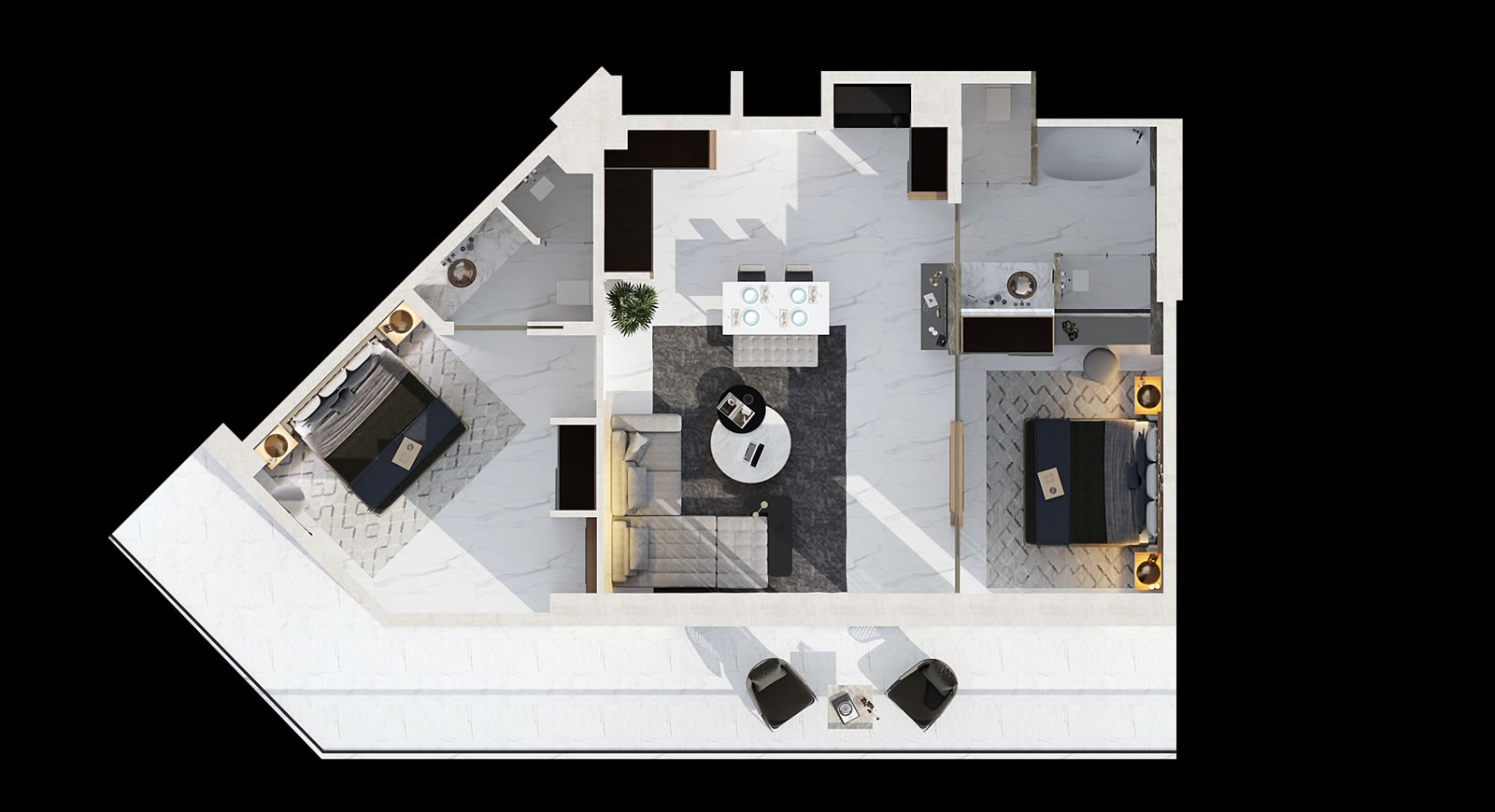 Querencia Long Beach kat planı